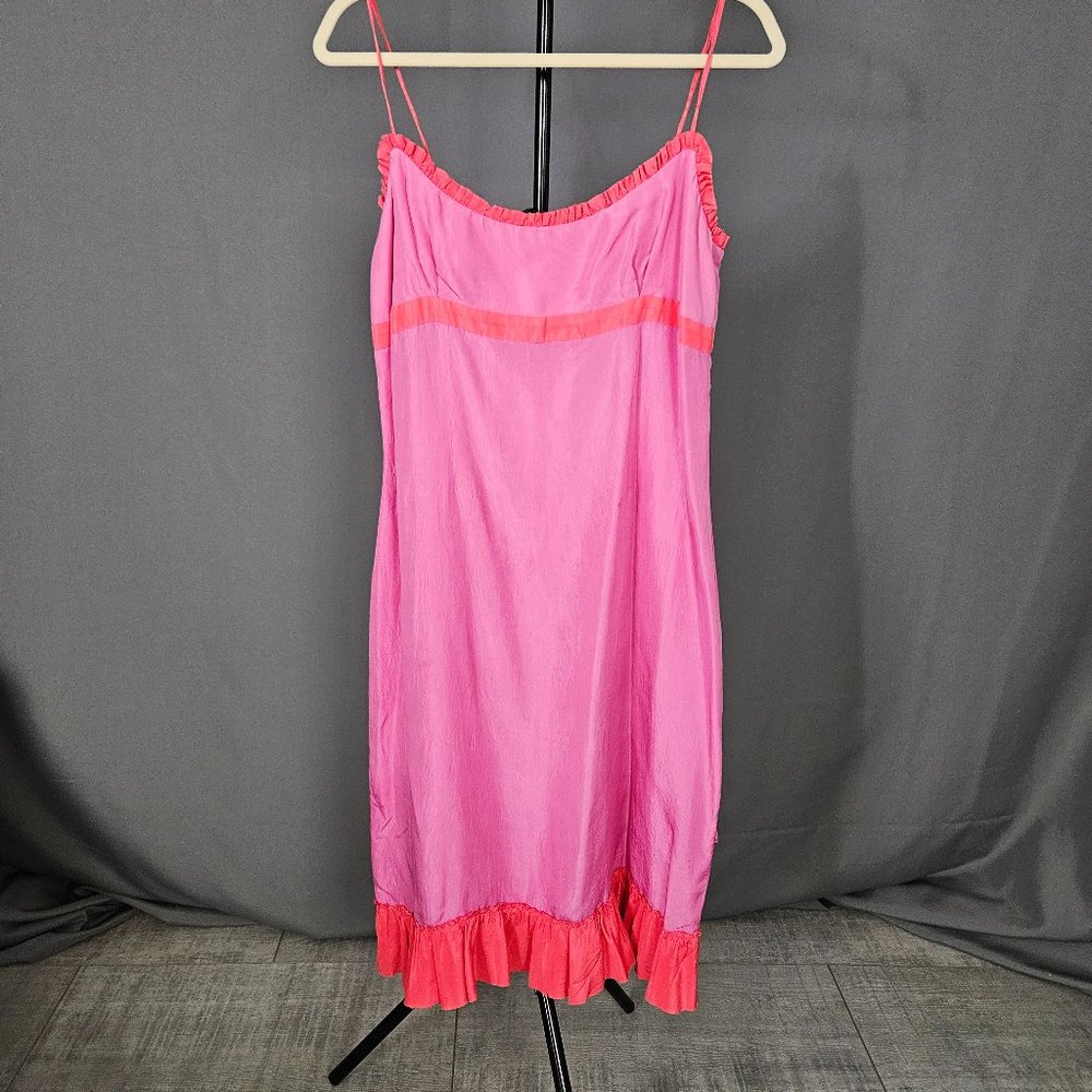 Guess Collection -- Silk Pink and Salmon Dress, Size 6